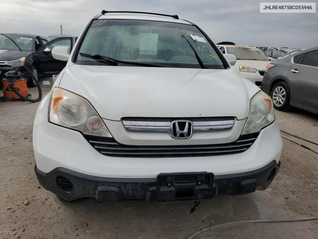 2008 Honda Cr-V Exl VIN: JHLRE48758C055946 Lot: 73969484