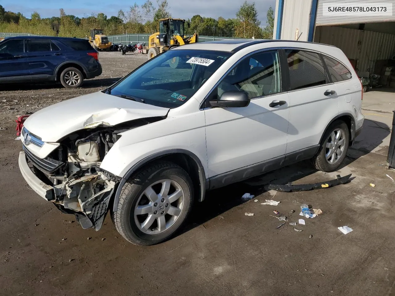 5J6RE48578L043173 2008 Honda Cr-V Ex