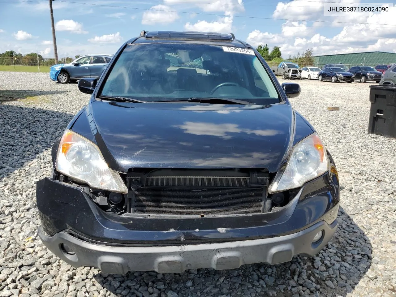 JHLRE38718C024090 2008 Honda Cr-V Exl