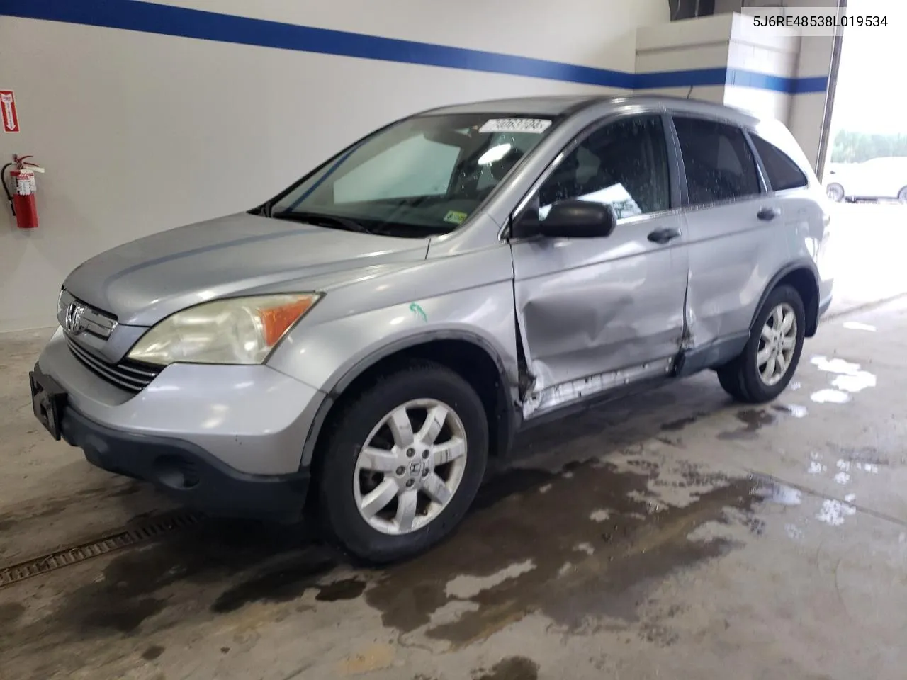 2008 Honda Cr-V Ex VIN: 5J6RE48538L019534 Lot: 74063104