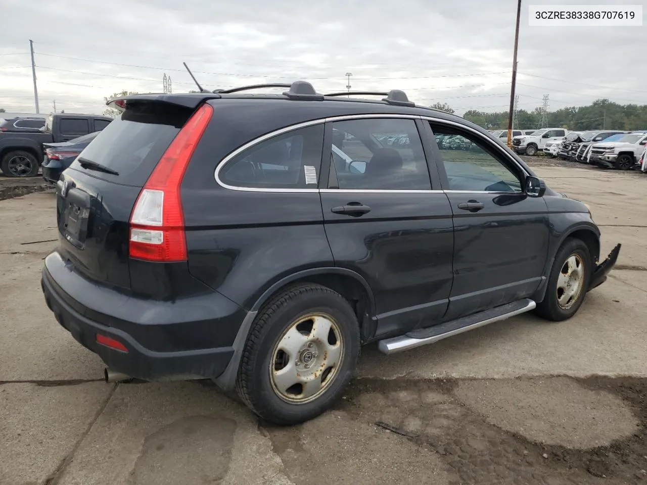 3CZRE38338G707619 2008 Honda Cr-V Lx