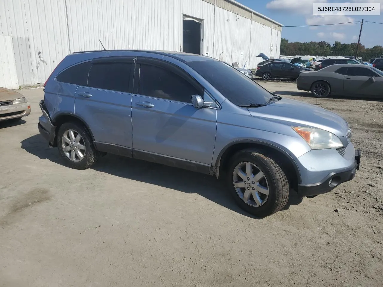 2008 Honda Cr-V Exl VIN: 5J6RE48728L027304 Lot: 74125814