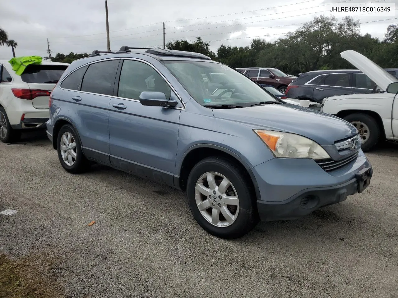 JHLRE48718C016349 2008 Honda Cr-V Exl