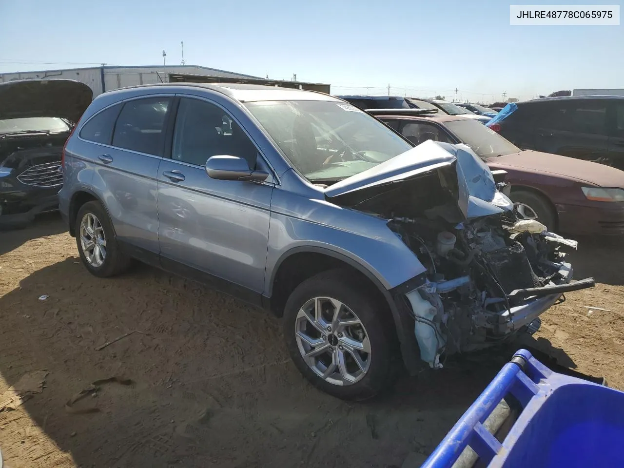 JHLRE48778C065975 2008 Honda Cr-V Exl