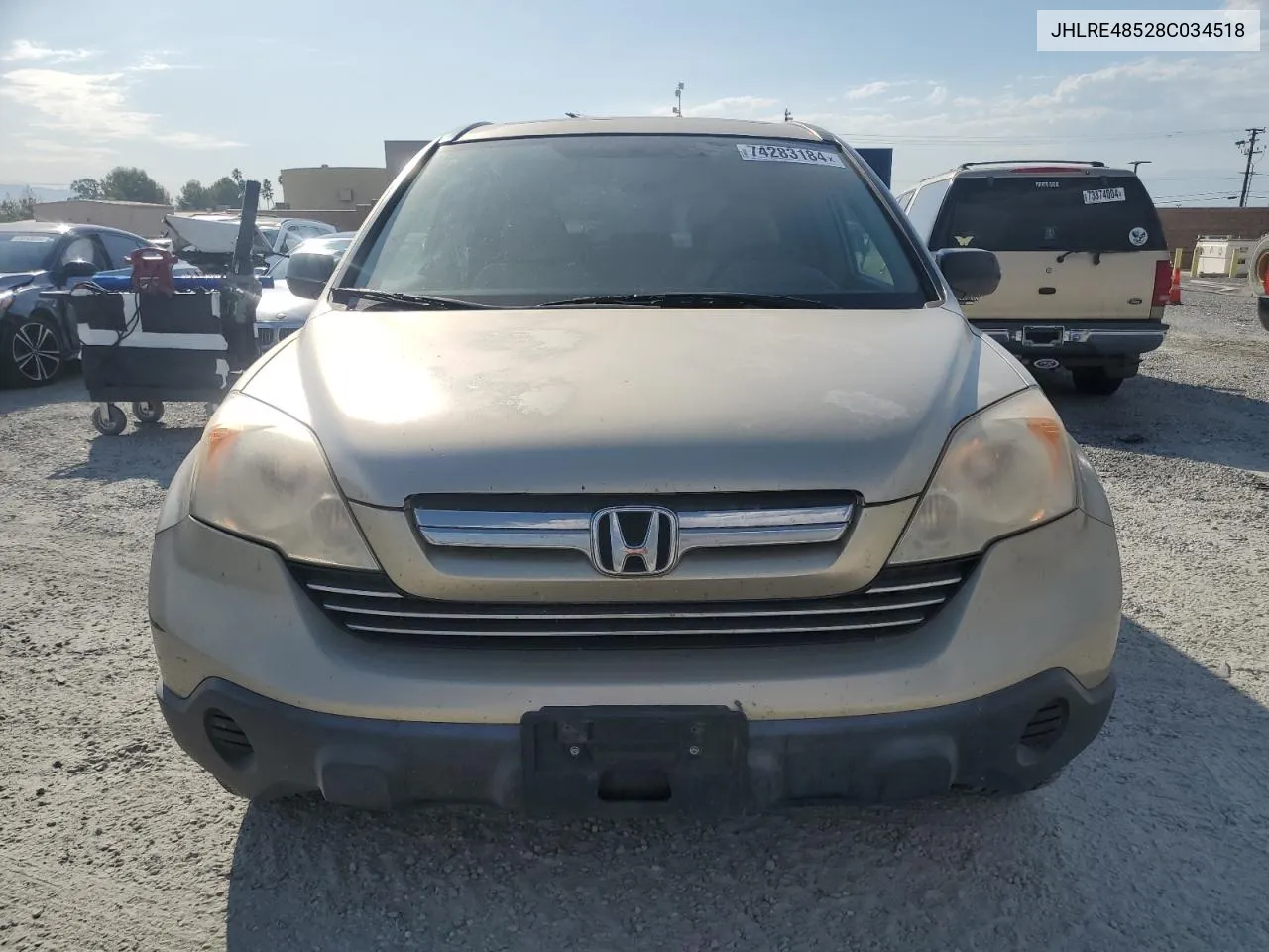 JHLRE48528C034518 2008 Honda Cr-V Ex