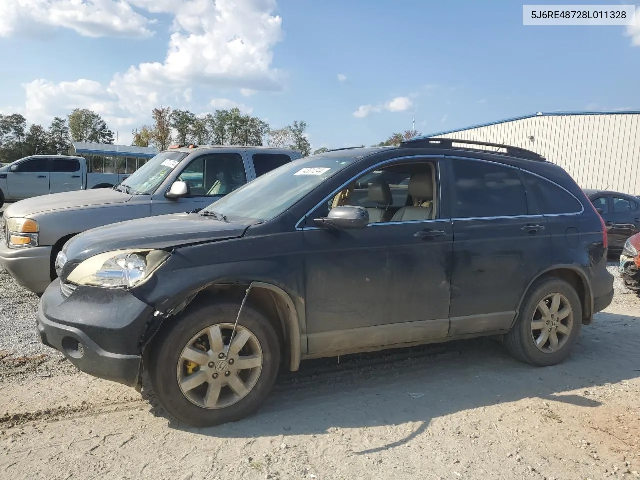 2008 Honda Cr-V Exl VIN: 5J6RE48728L011328 Lot: 74301244