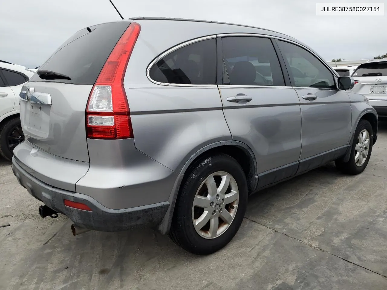 JHLRE38758C027154 2008 Honda Cr-V Exl