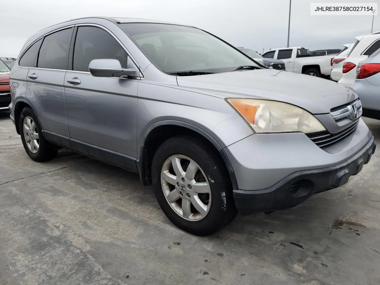 2008 Honda Cr-V Exl VIN: JHLRE38758C027154 Lot: 74429324