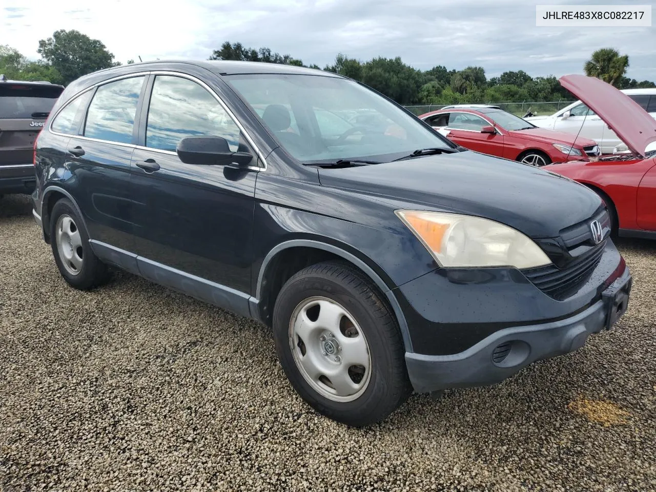 2008 Honda Cr-V Lx VIN: JHLRE483X8C082217 Lot: 74465264