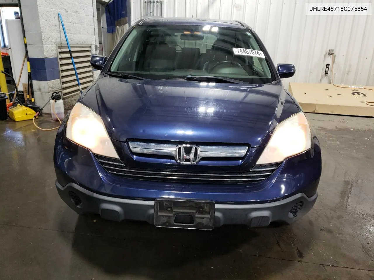 2008 Honda Cr-V Exl VIN: JHLRE48718C075854 Lot: 74467674