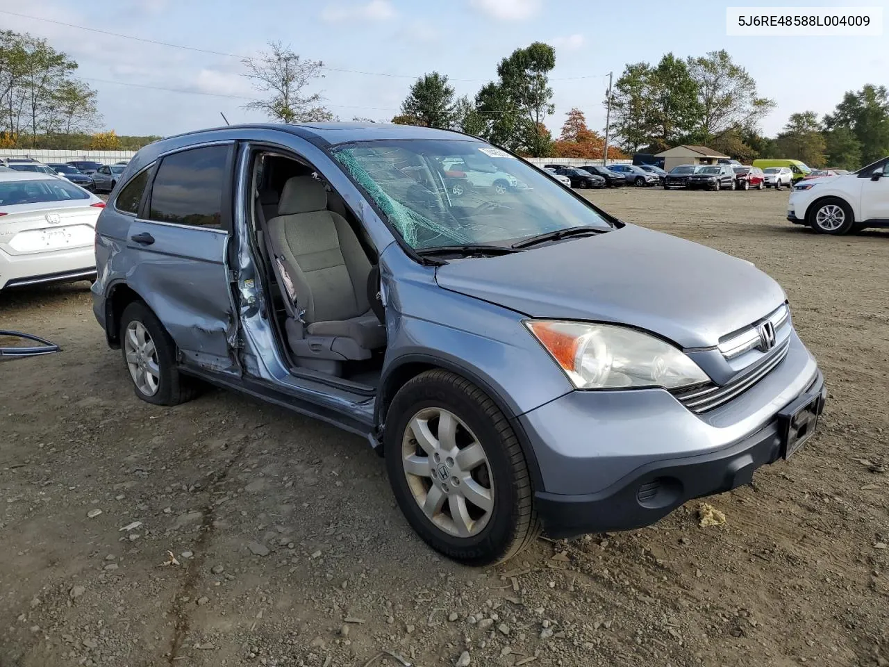 2008 Honda Cr-V Ex VIN: 5J6RE48588L004009 Lot: 74485094