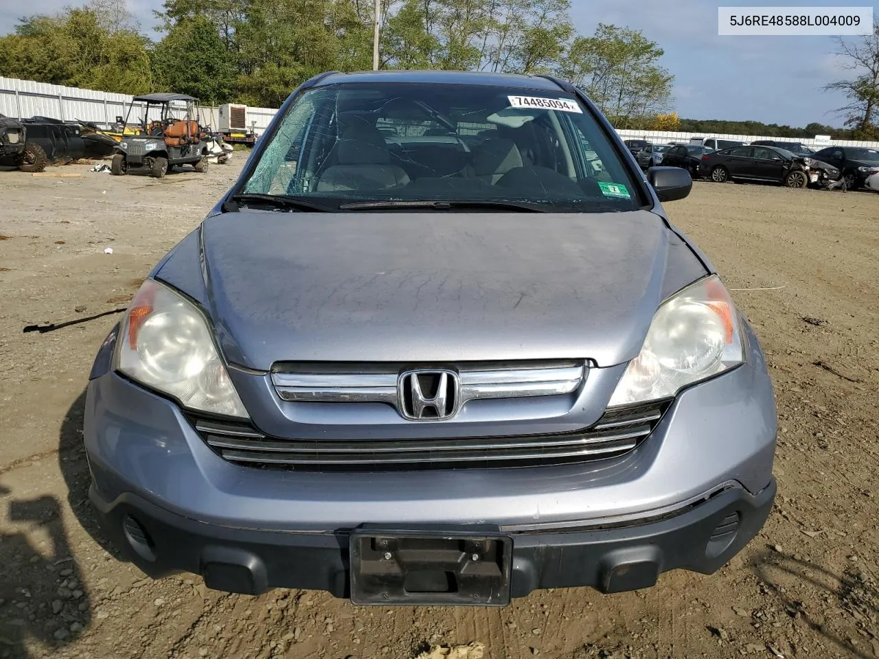 2008 Honda Cr-V Ex VIN: 5J6RE48588L004009 Lot: 74485094