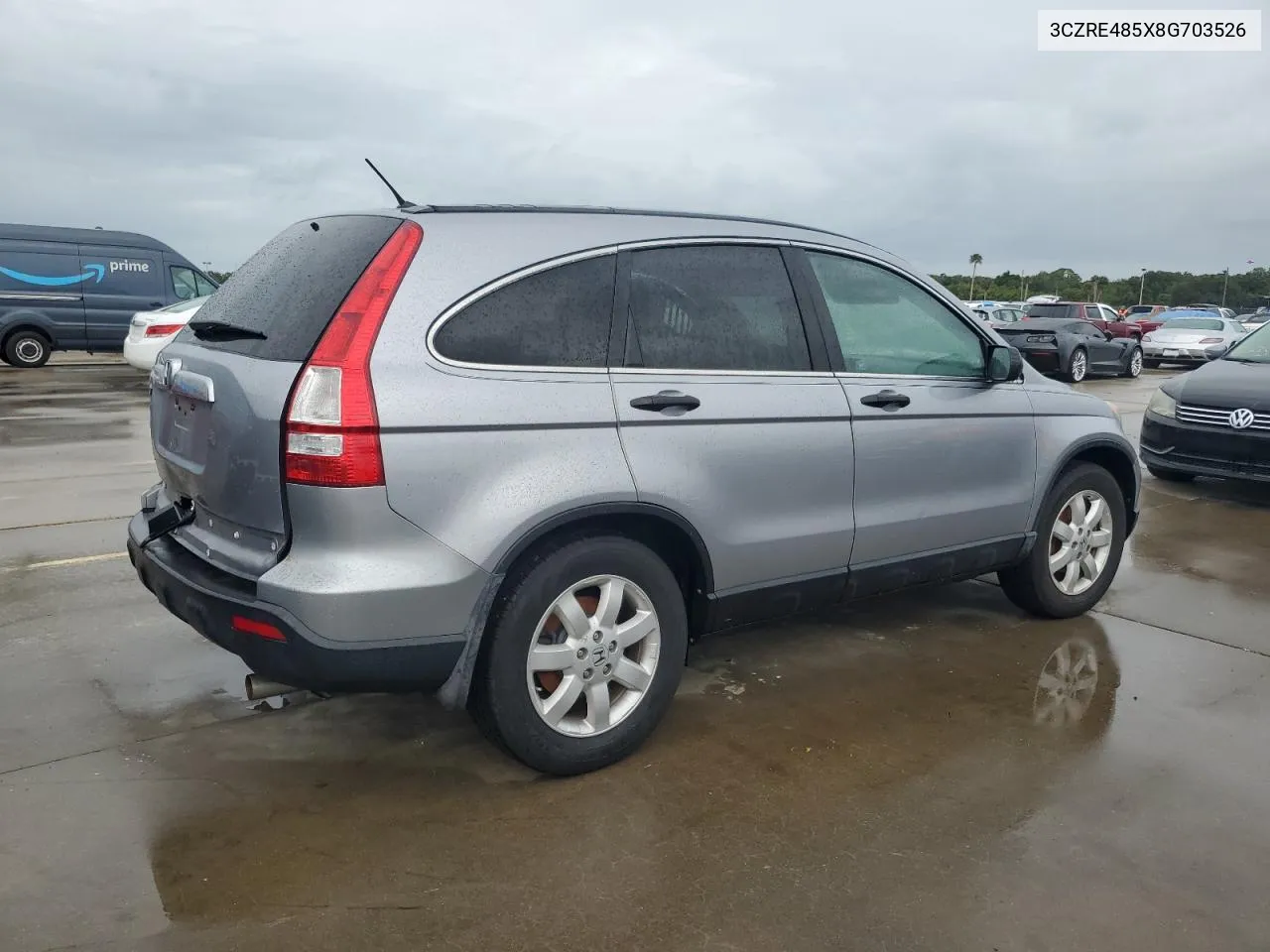 2008 Honda Cr-V Ex VIN: 3CZRE485X8G703526 Lot: 74629314