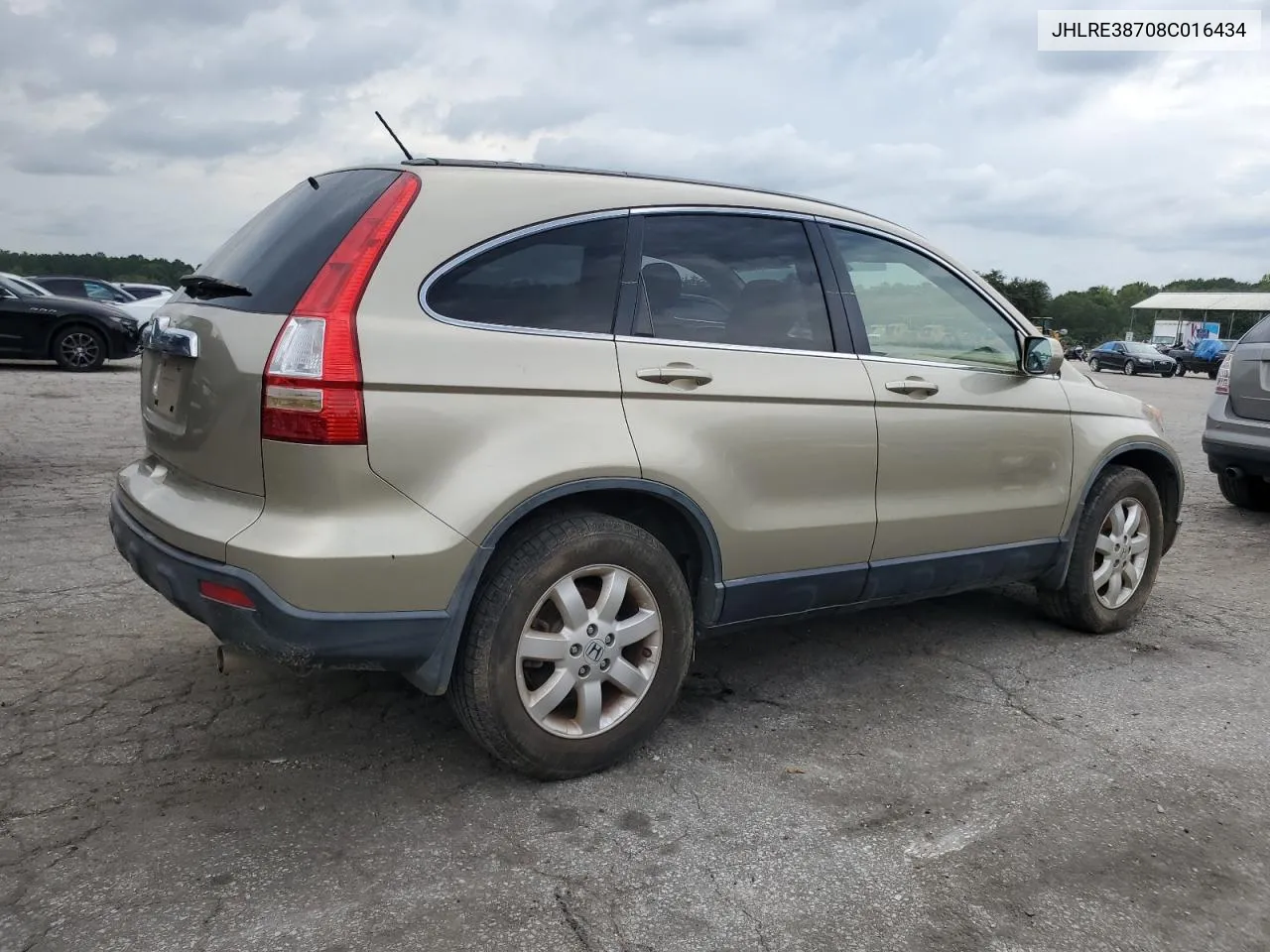 JHLRE38708C016434 2008 Honda Cr-V Exl