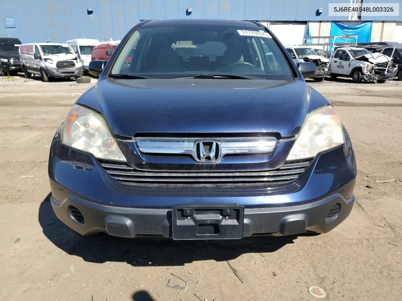 2008 Honda Cr-V Ex VIN: 5J6RE48548L003326 Lot: 74720834