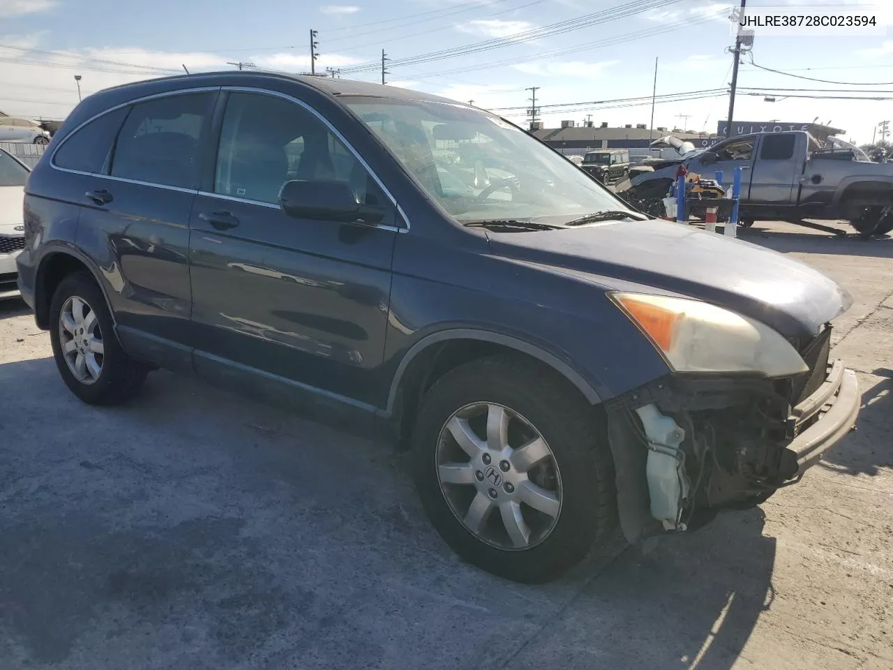 JHLRE38728C023594 2008 Honda Cr-V Exl