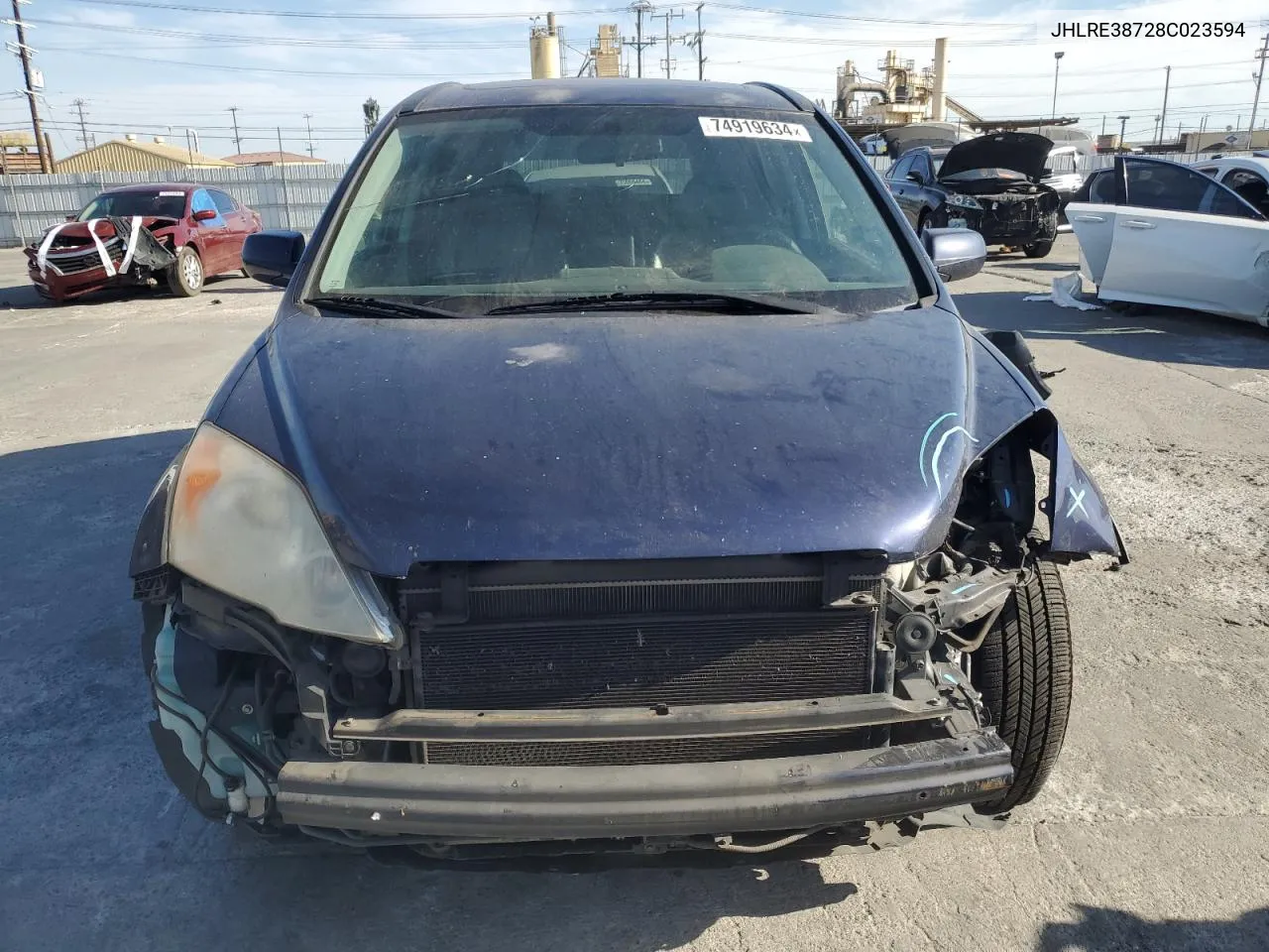 JHLRE38728C023594 2008 Honda Cr-V Exl