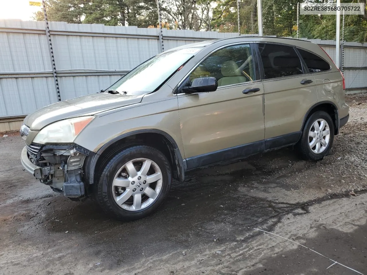 2008 Honda Cr-V Ex VIN: 3CZRE38568G705722 Lot: 74946904