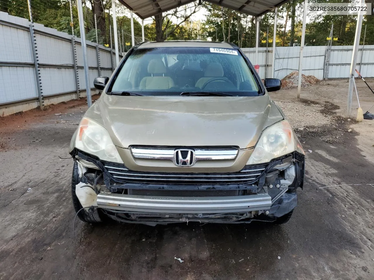 3CZRE38568G705722 2008 Honda Cr-V Ex