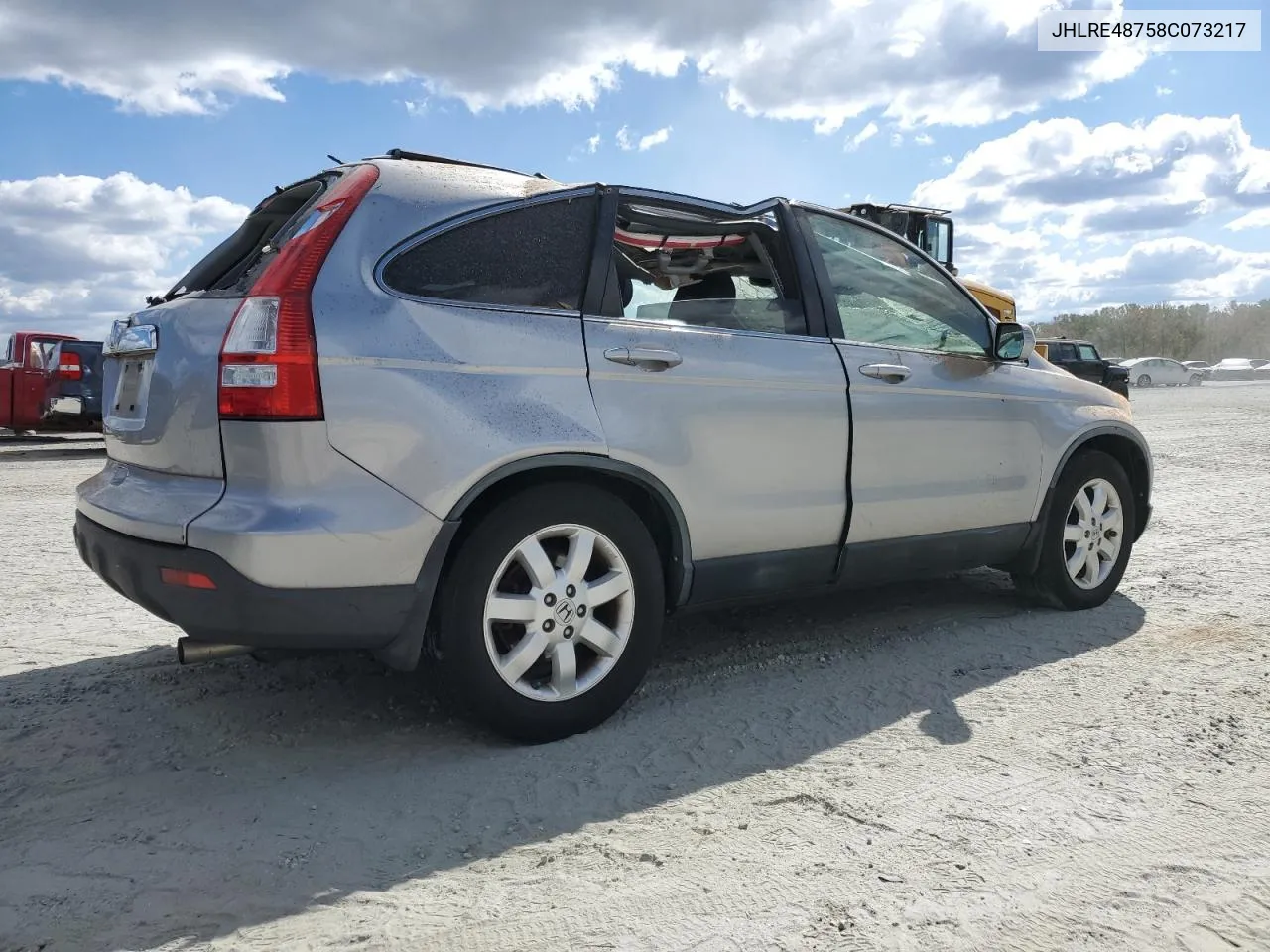 2008 Honda Cr-V Exl VIN: JHLRE48758C073217 Lot: 74997054