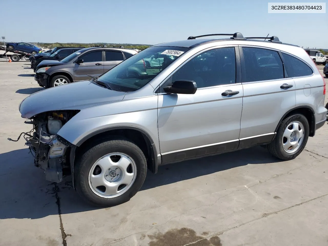 3CZRE38348G704423 2008 Honda Cr-V Lx