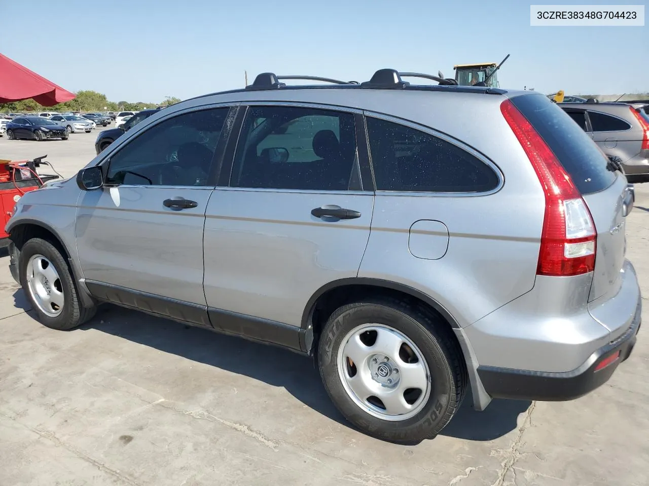 2008 Honda Cr-V Lx VIN: 3CZRE38348G704423 Lot: 75002964