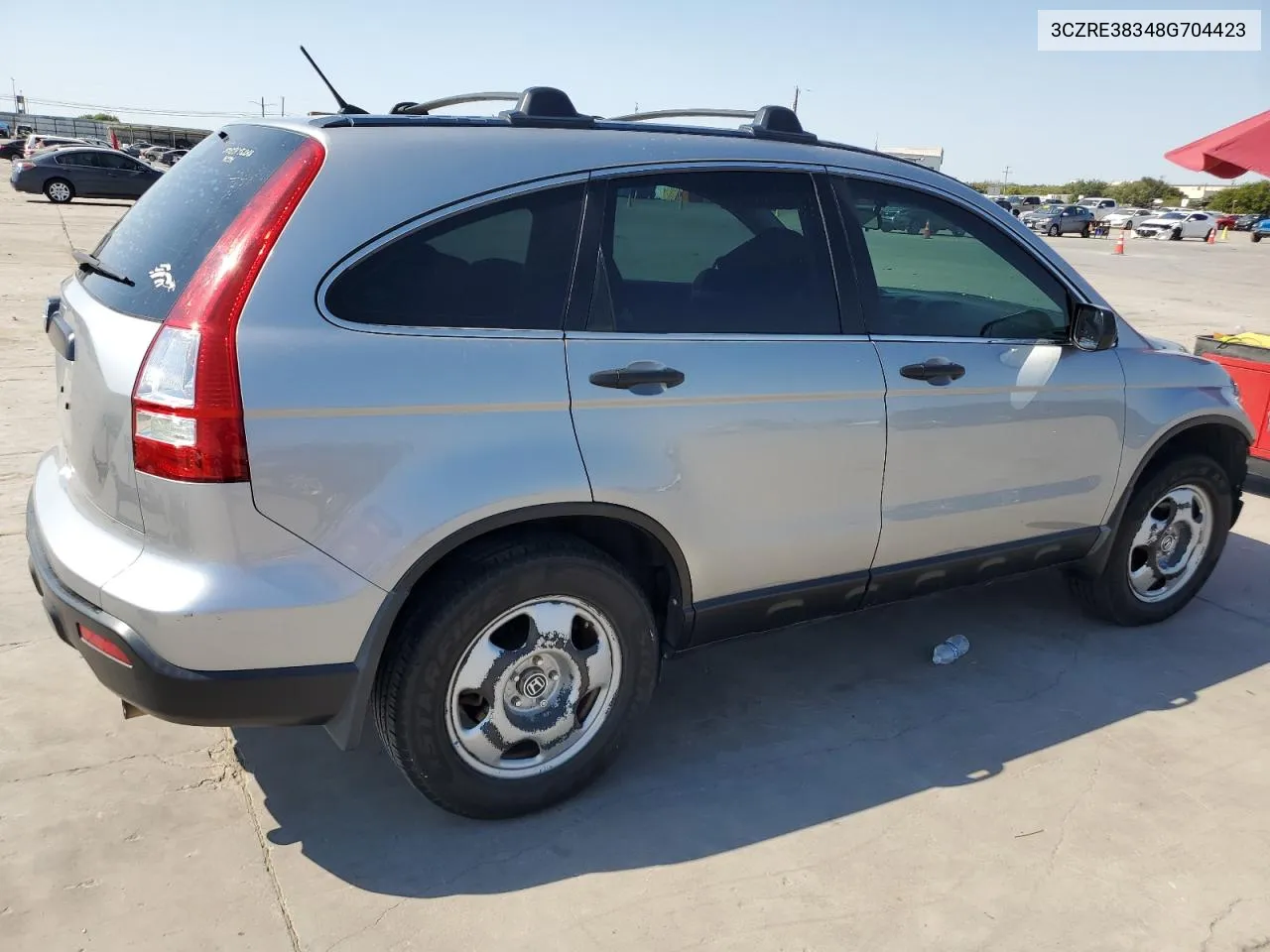 2008 Honda Cr-V Lx VIN: 3CZRE38348G704423 Lot: 75002964