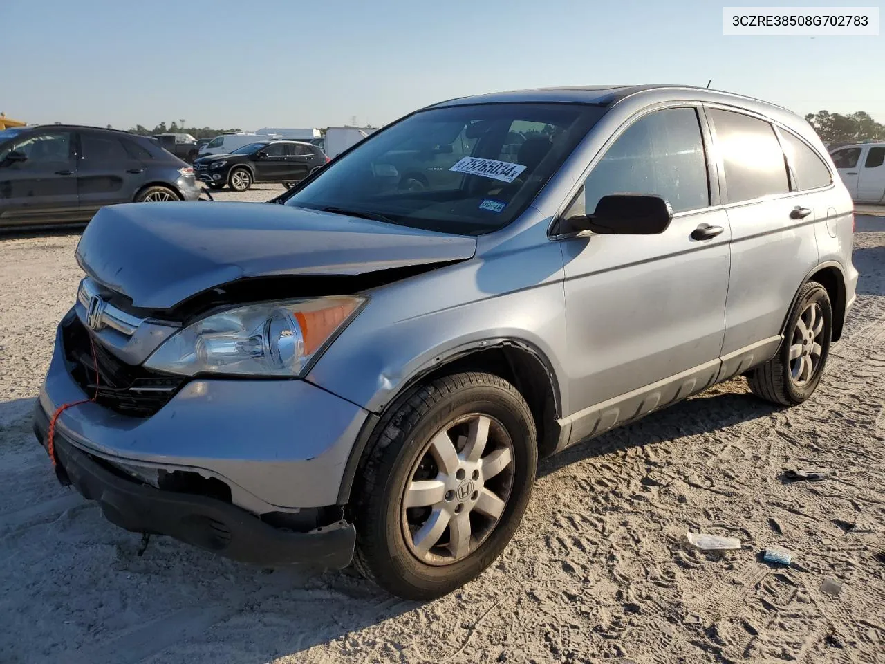 3CZRE38508G702783 2008 Honda Cr-V Ex