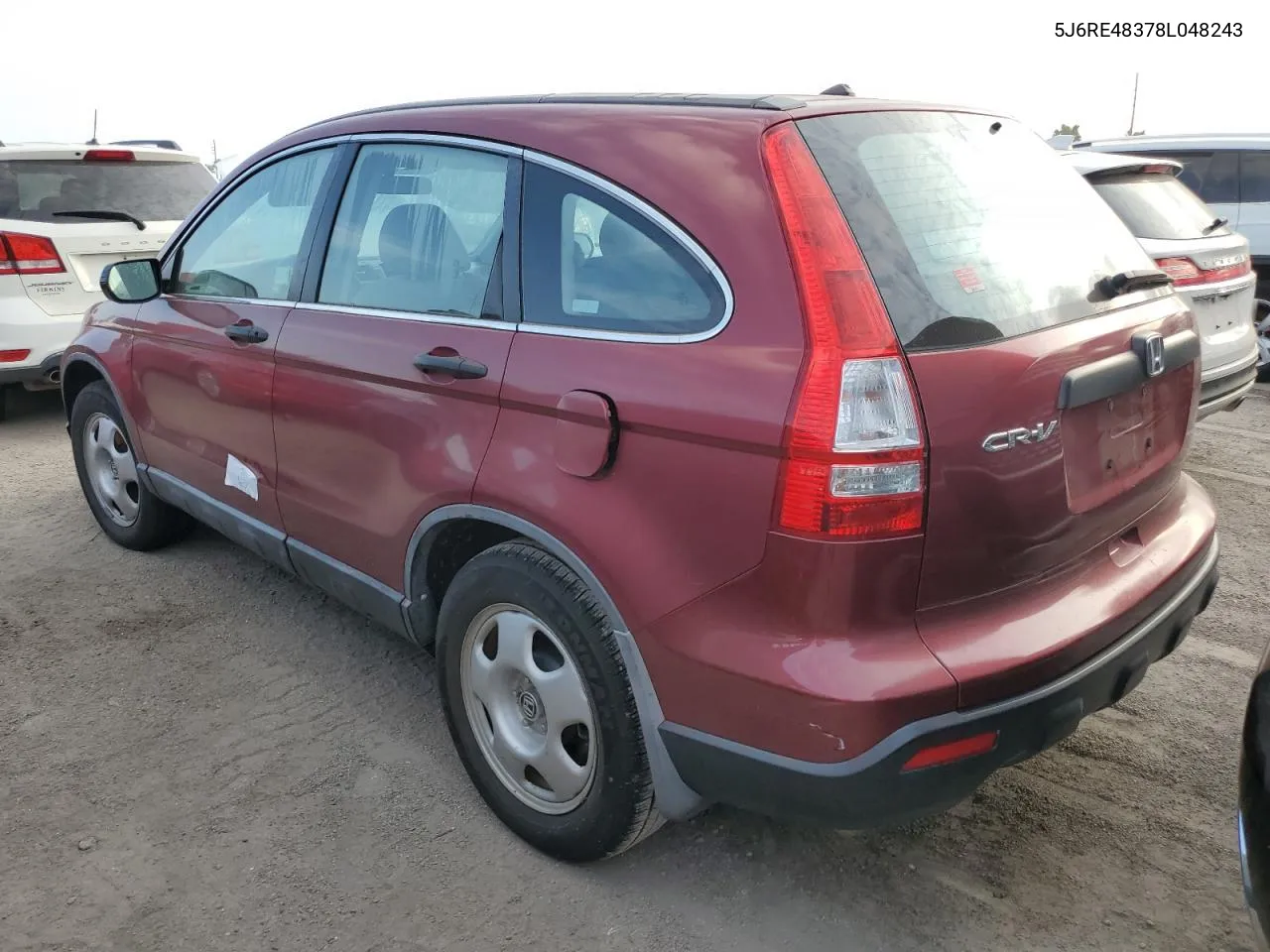 5J6RE48378L048243 2008 Honda Cr-V Lx