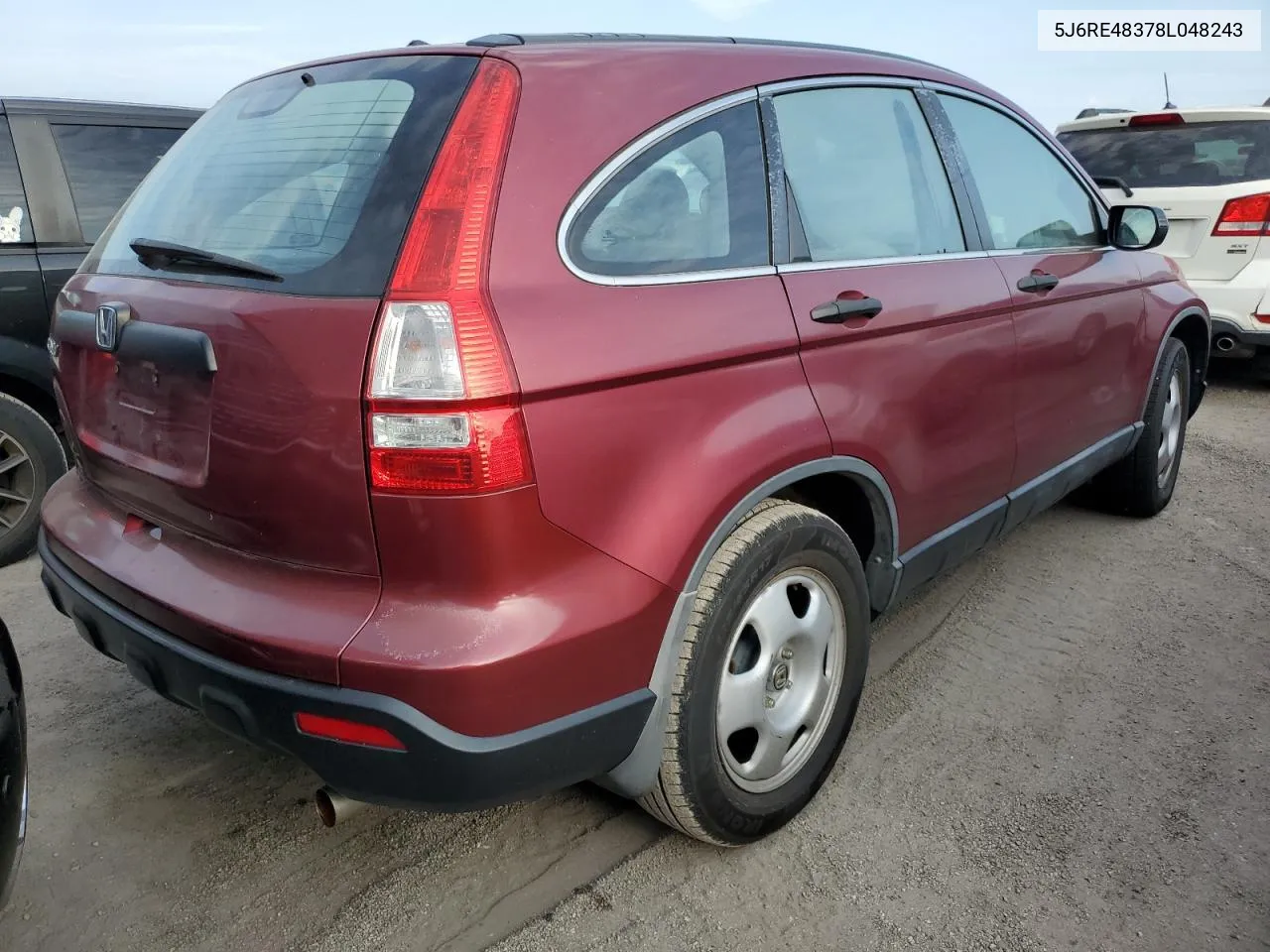 5J6RE48378L048243 2008 Honda Cr-V Lx