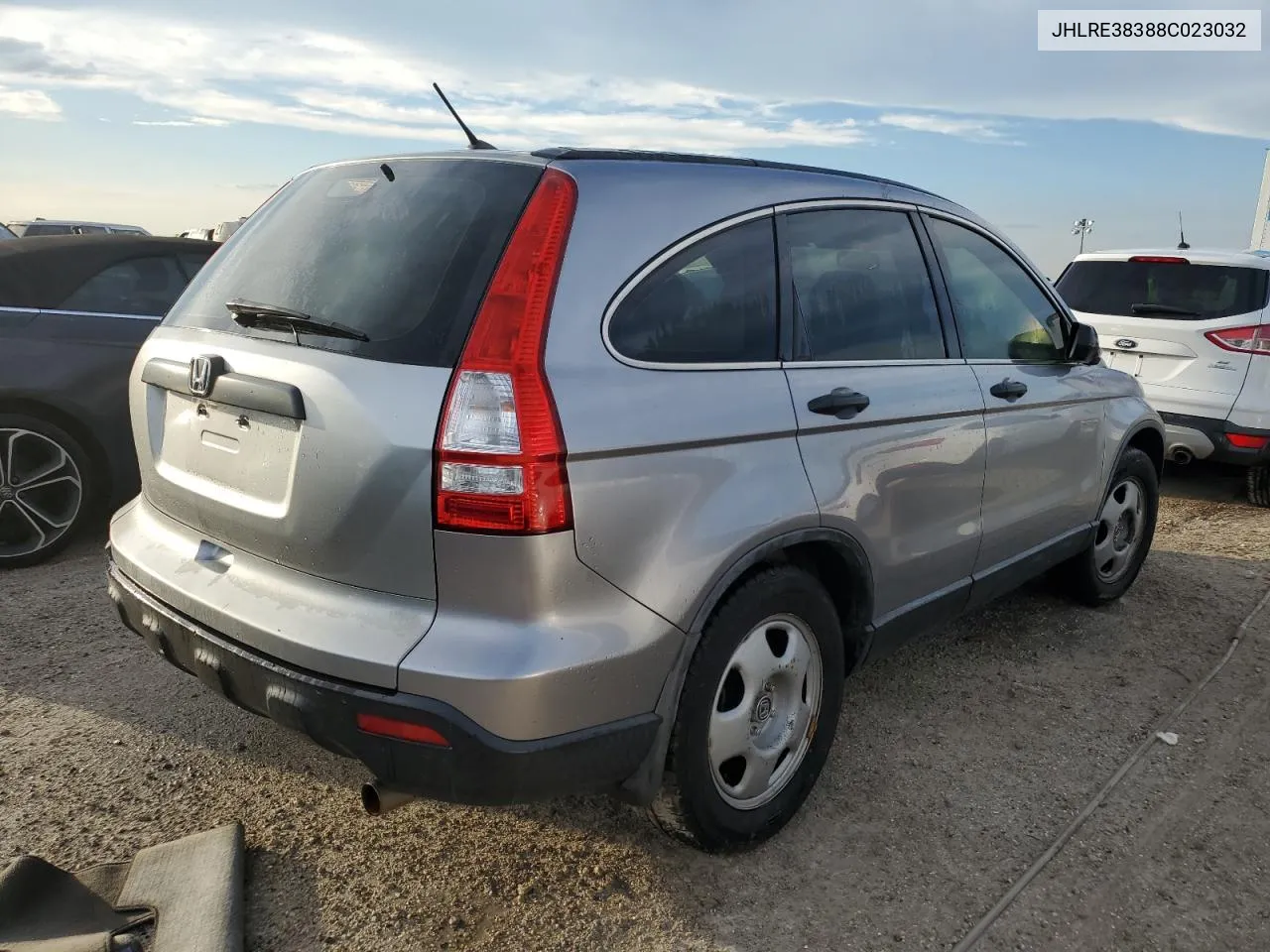 2008 Honda Cr-V Lx VIN: JHLRE38388C023032 Lot: 75303604