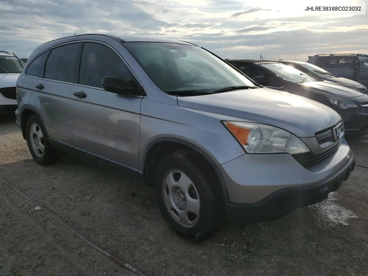 2008 Honda Cr-V Lx VIN: JHLRE38388C023032 Lot: 75303604