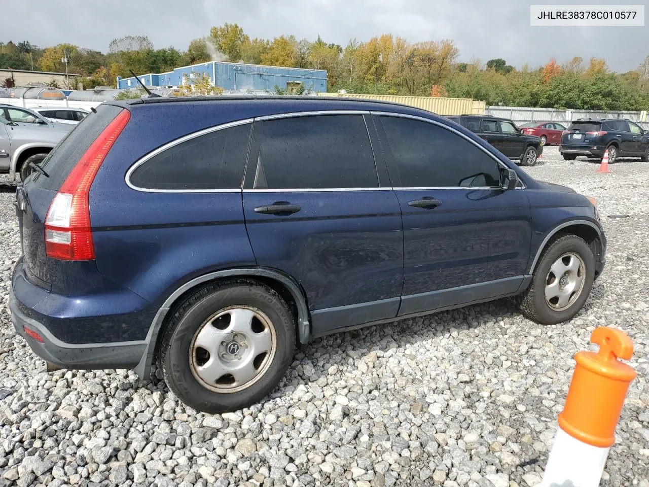 2008 Honda Cr-V Lx VIN: JHLRE38378C010577 Lot: 75364524