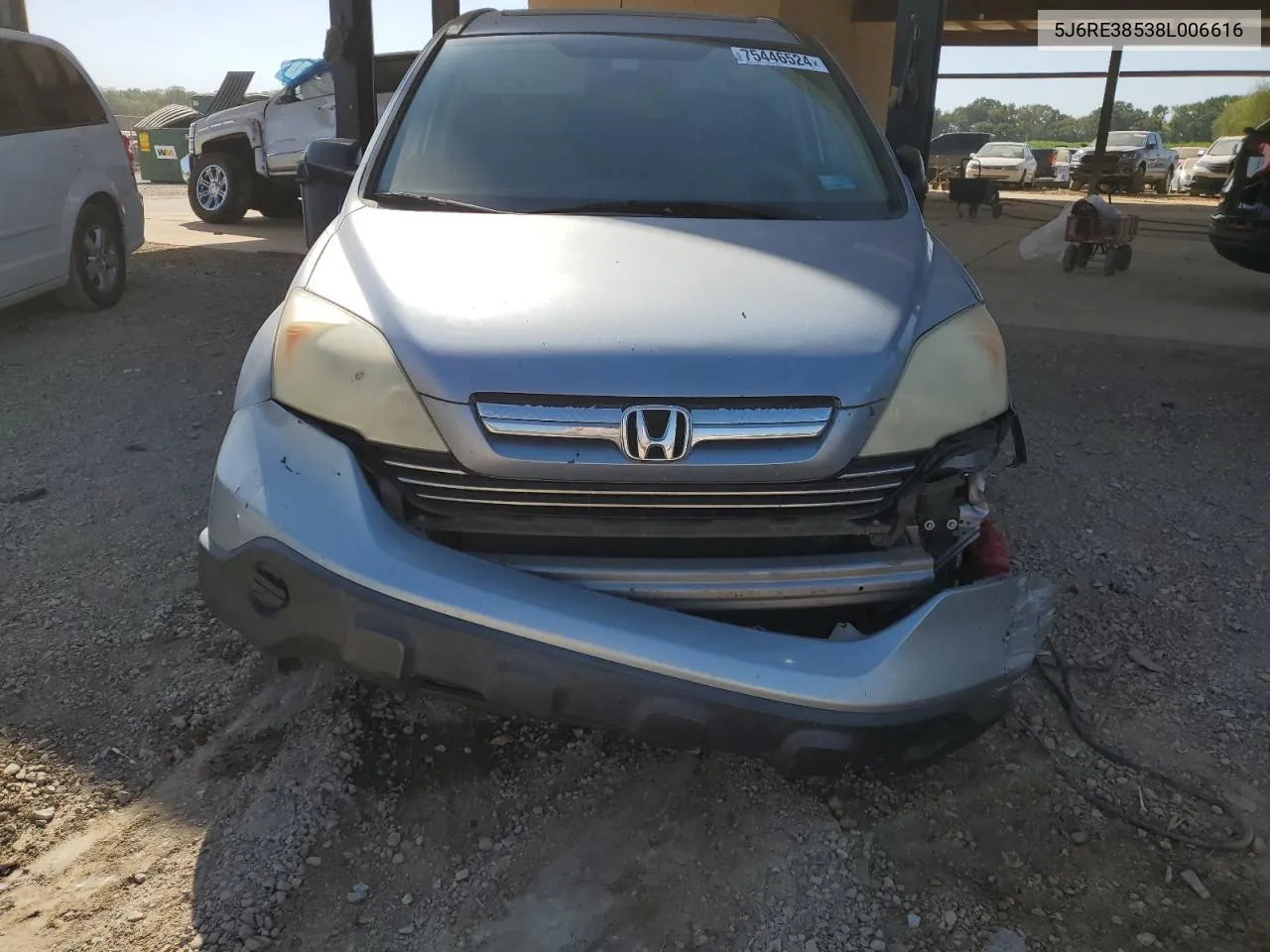 5J6RE38538L006616 2008 Honda Cr-V Ex