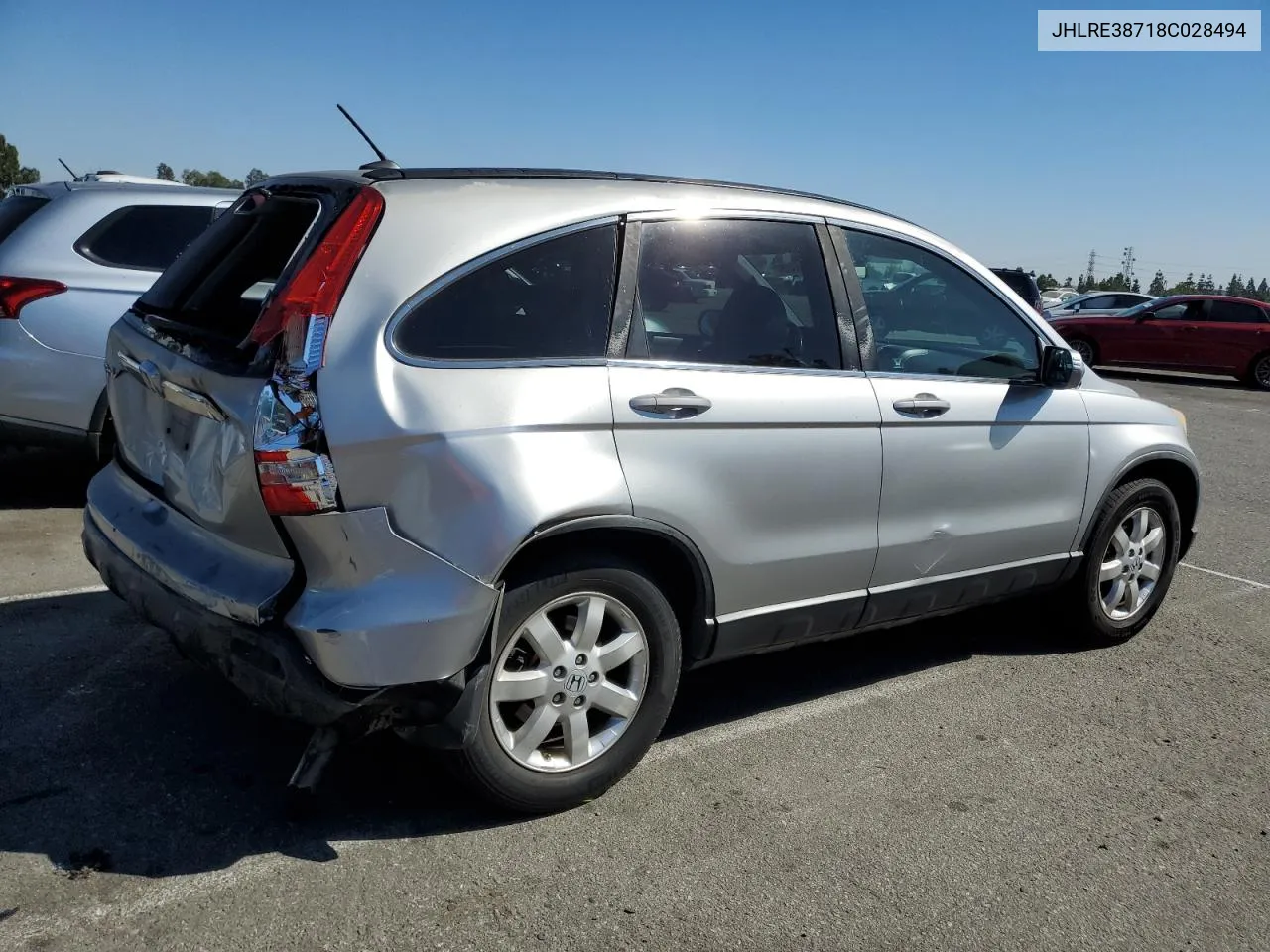 JHLRE38718C028494 2008 Honda Cr-V Exl