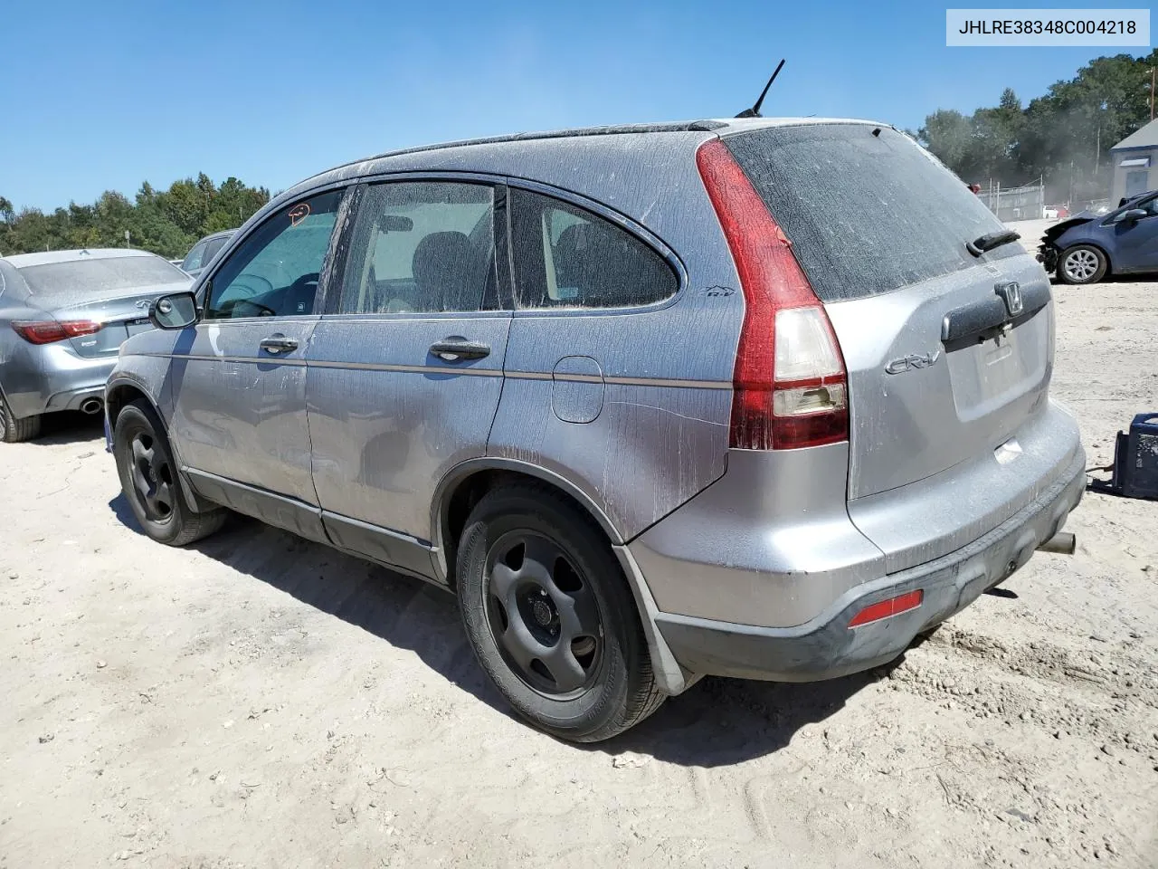 JHLRE38348C004218 2008 Honda Cr-V Lx