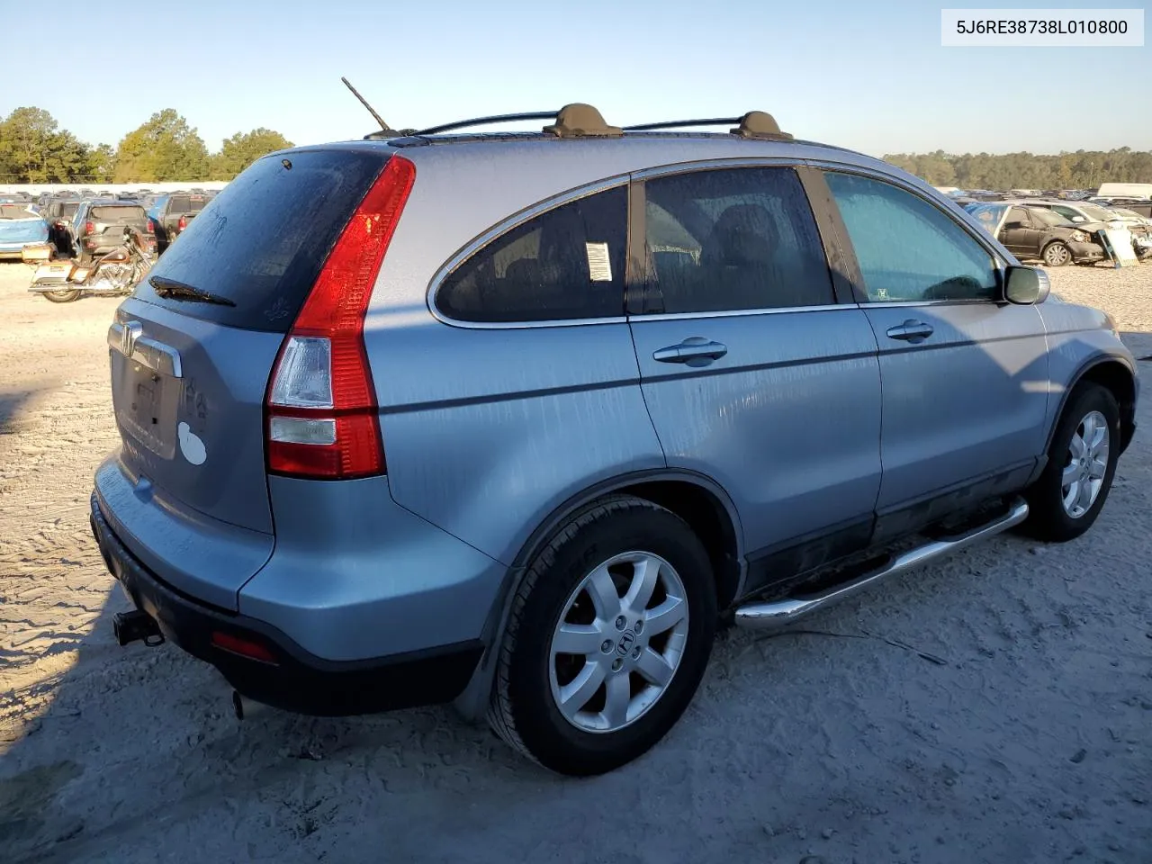 2008 Honda Cr-V Exl VIN: 5J6RE38738L010800 Lot: 75562534