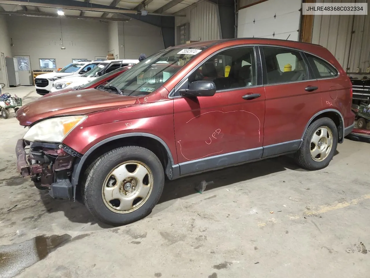 JHLRE48368C032334 2008 Honda Cr-V Lx