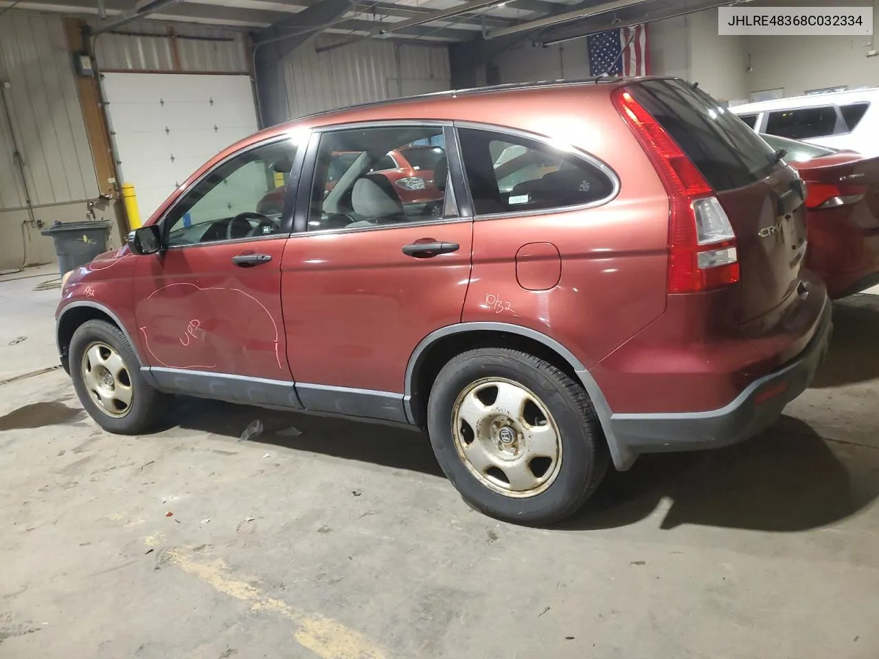 JHLRE48368C032334 2008 Honda Cr-V Lx