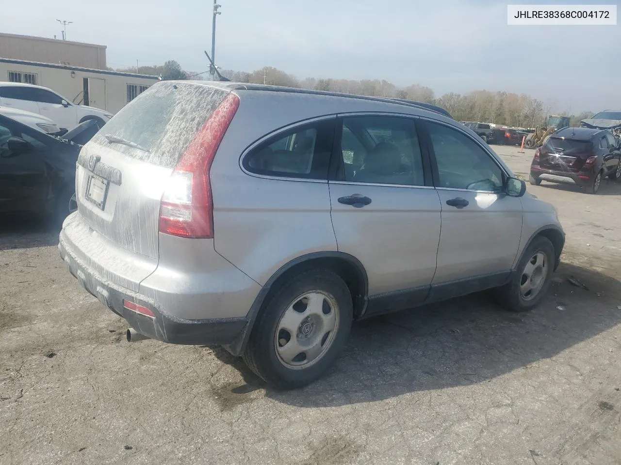 2008 Honda Cr-V Lx VIN: JHLRE38368C004172 Lot: 75615464