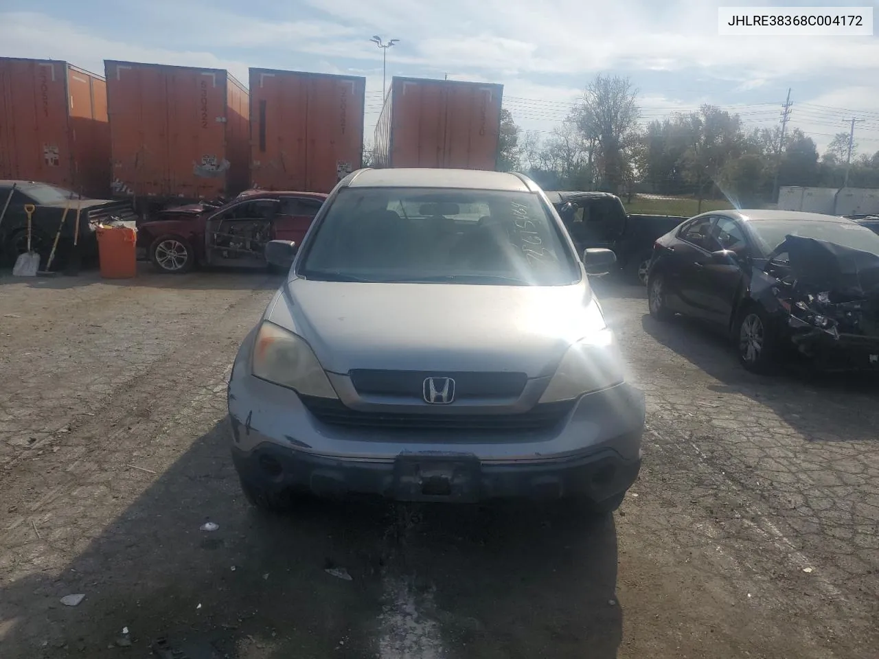 2008 Honda Cr-V Lx VIN: JHLRE38368C004172 Lot: 75615464