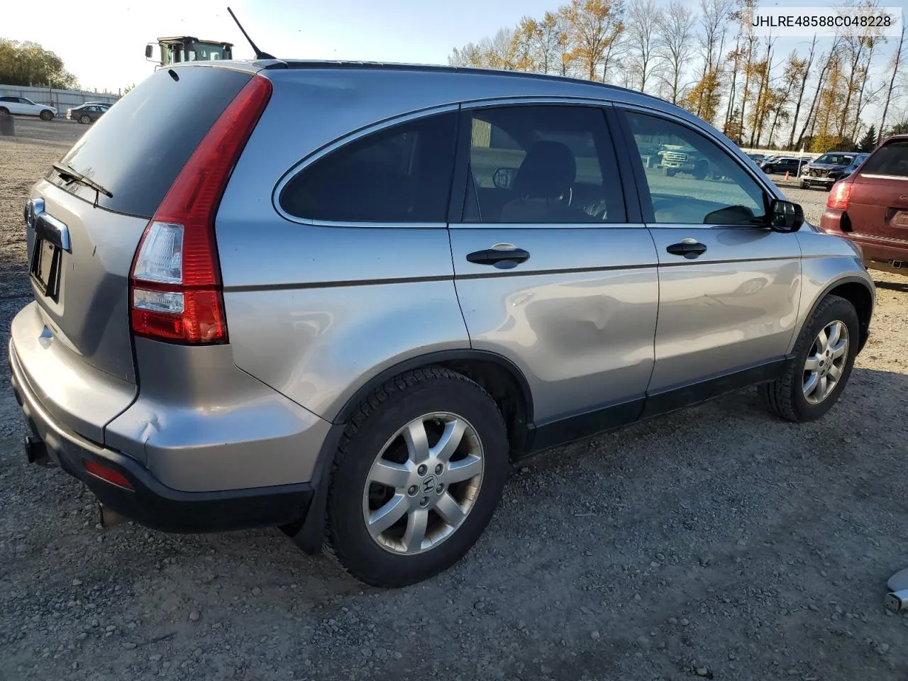 2008 Honda Cr-V Ex VIN: JHLRE48588C048228 Lot: 75665344