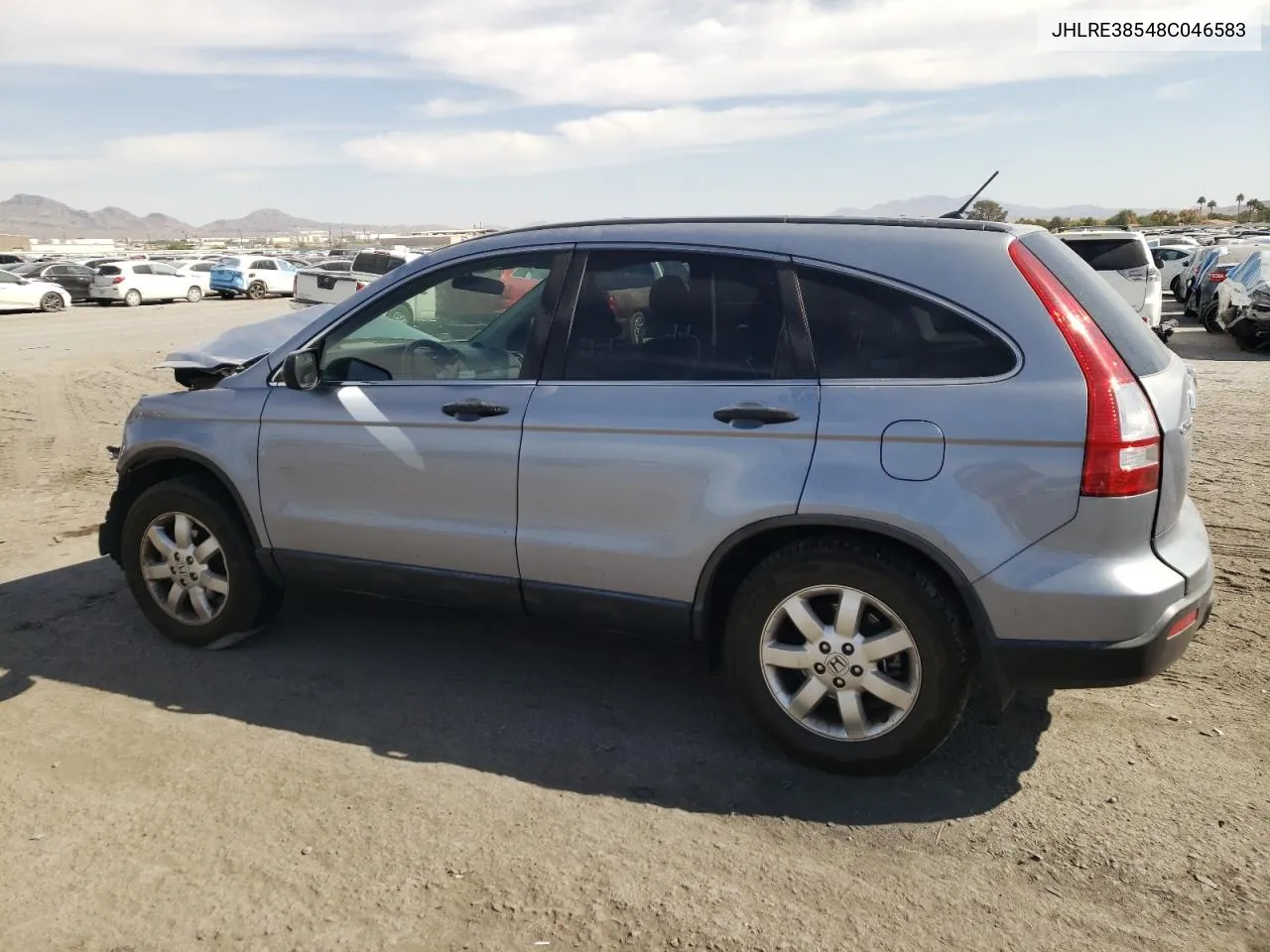 2008 Honda Cr-V Ex VIN: JHLRE38548C046583 Lot: 75741064