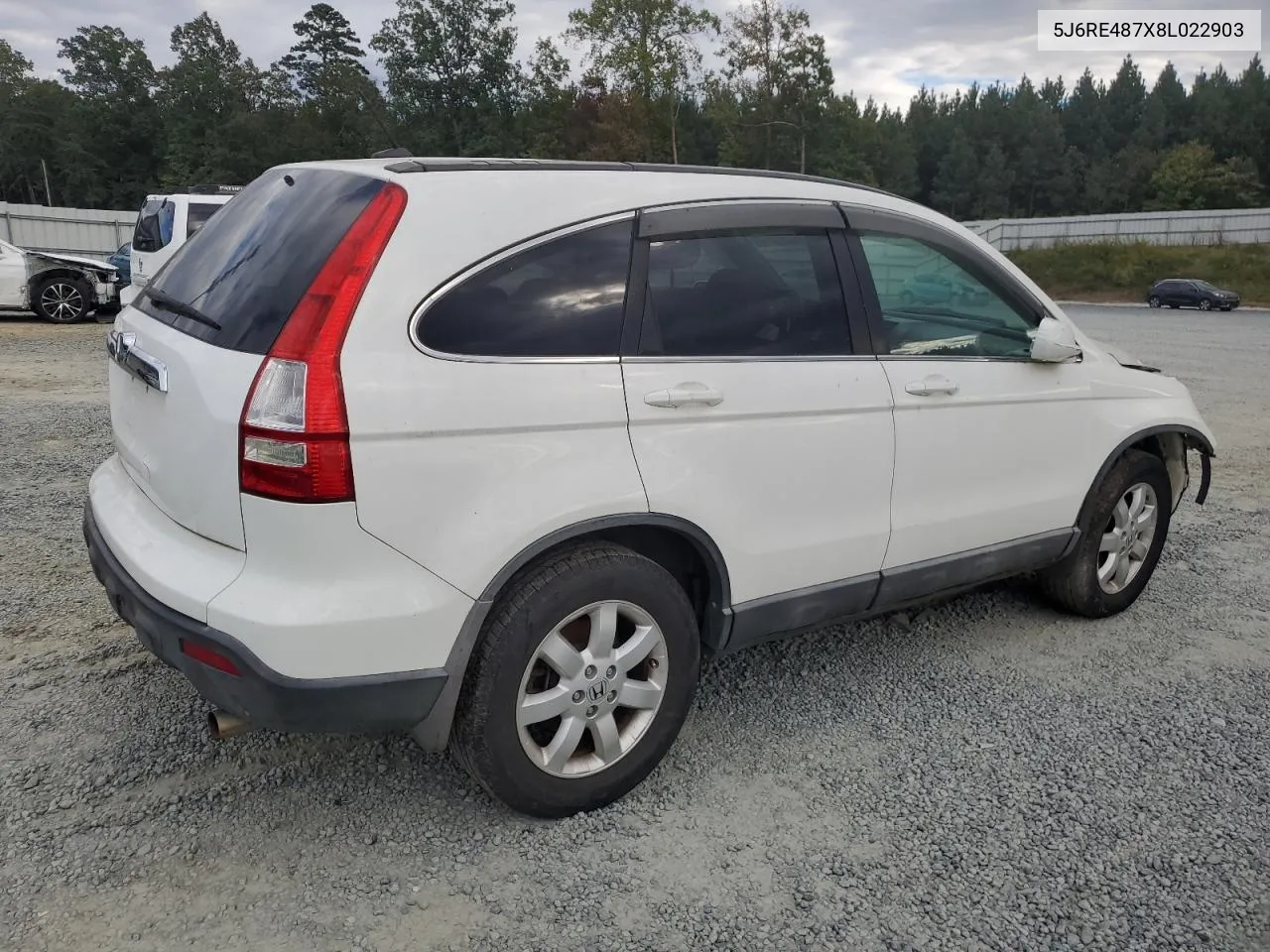 2008 Honda Cr-V Exl VIN: 5J6RE487X8L022903 Lot: 75758284