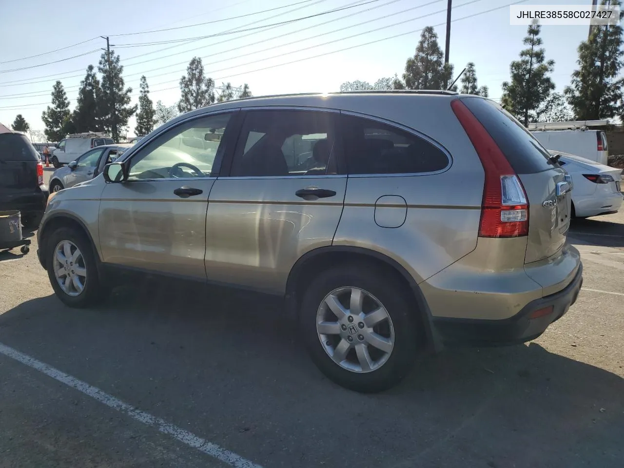 2008 Honda Cr-V Ex VIN: JHLRE38558C027427 Lot: 75959864