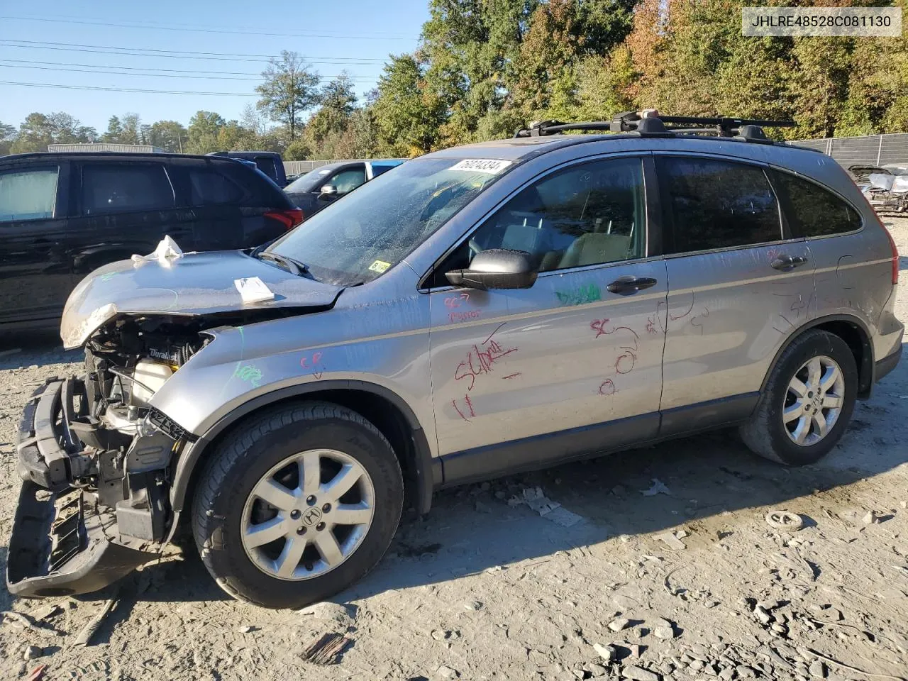 JHLRE48528C081130 2008 Honda Cr-V Ex