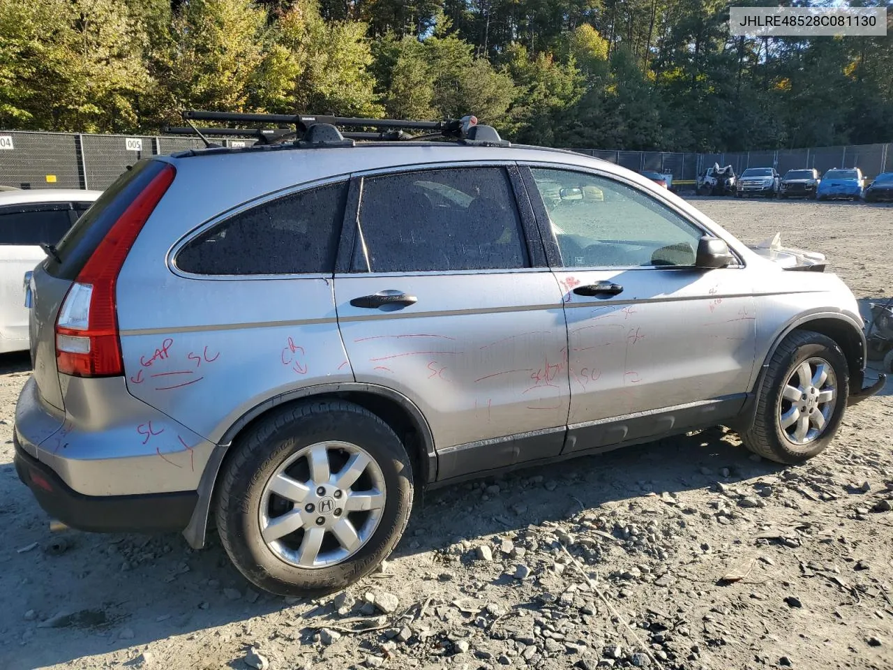 JHLRE48528C081130 2008 Honda Cr-V Ex