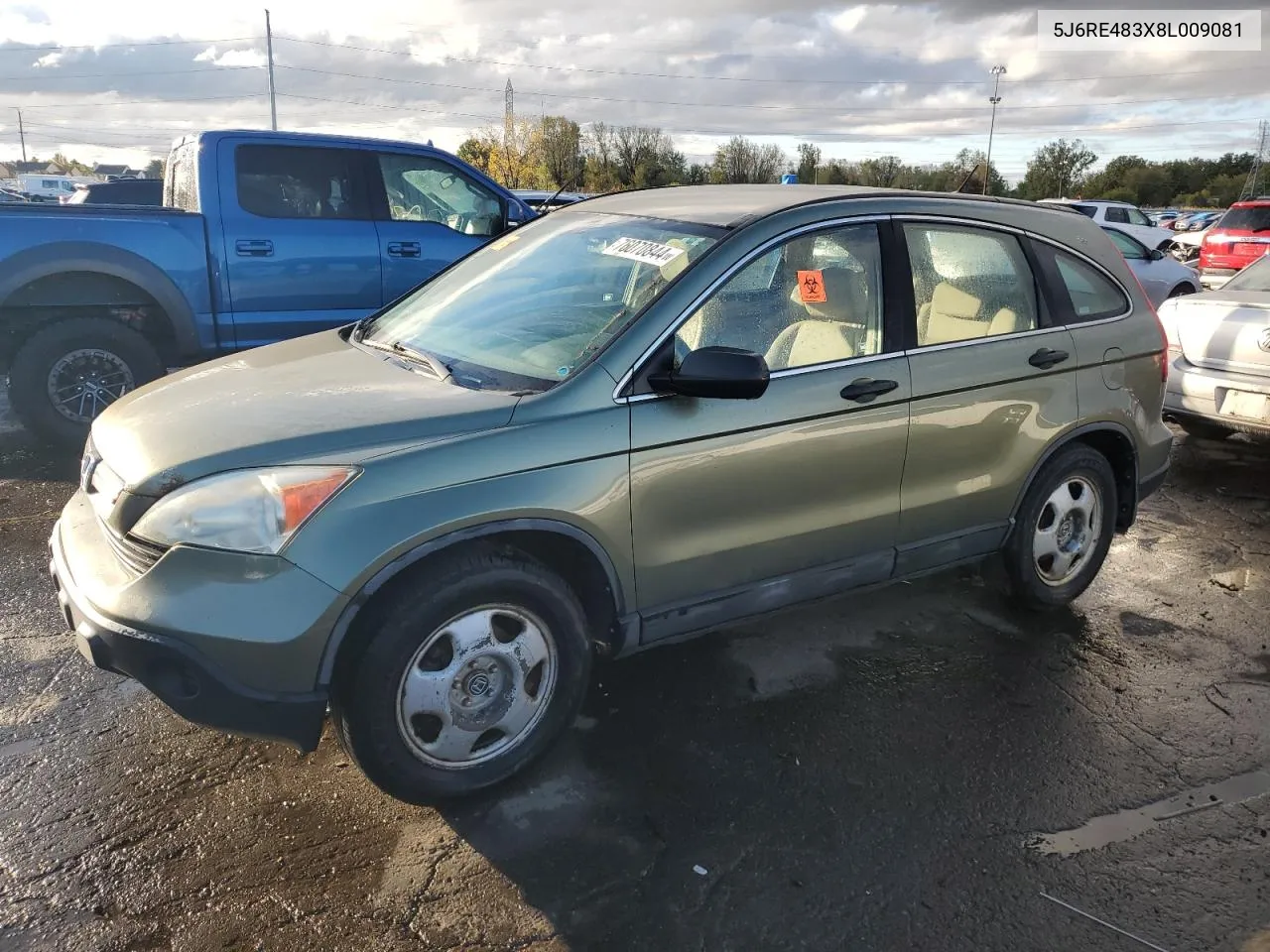 5J6RE483X8L009081 2008 Honda Cr-V Lx