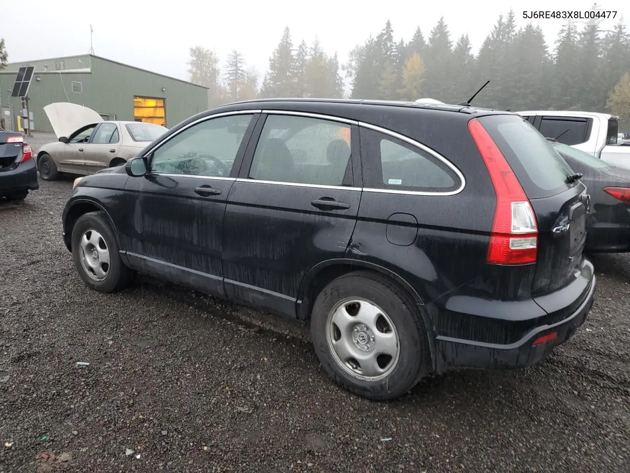 2008 Honda Cr-V Lx VIN: 5J6RE483X8L004477 Lot: 76174664