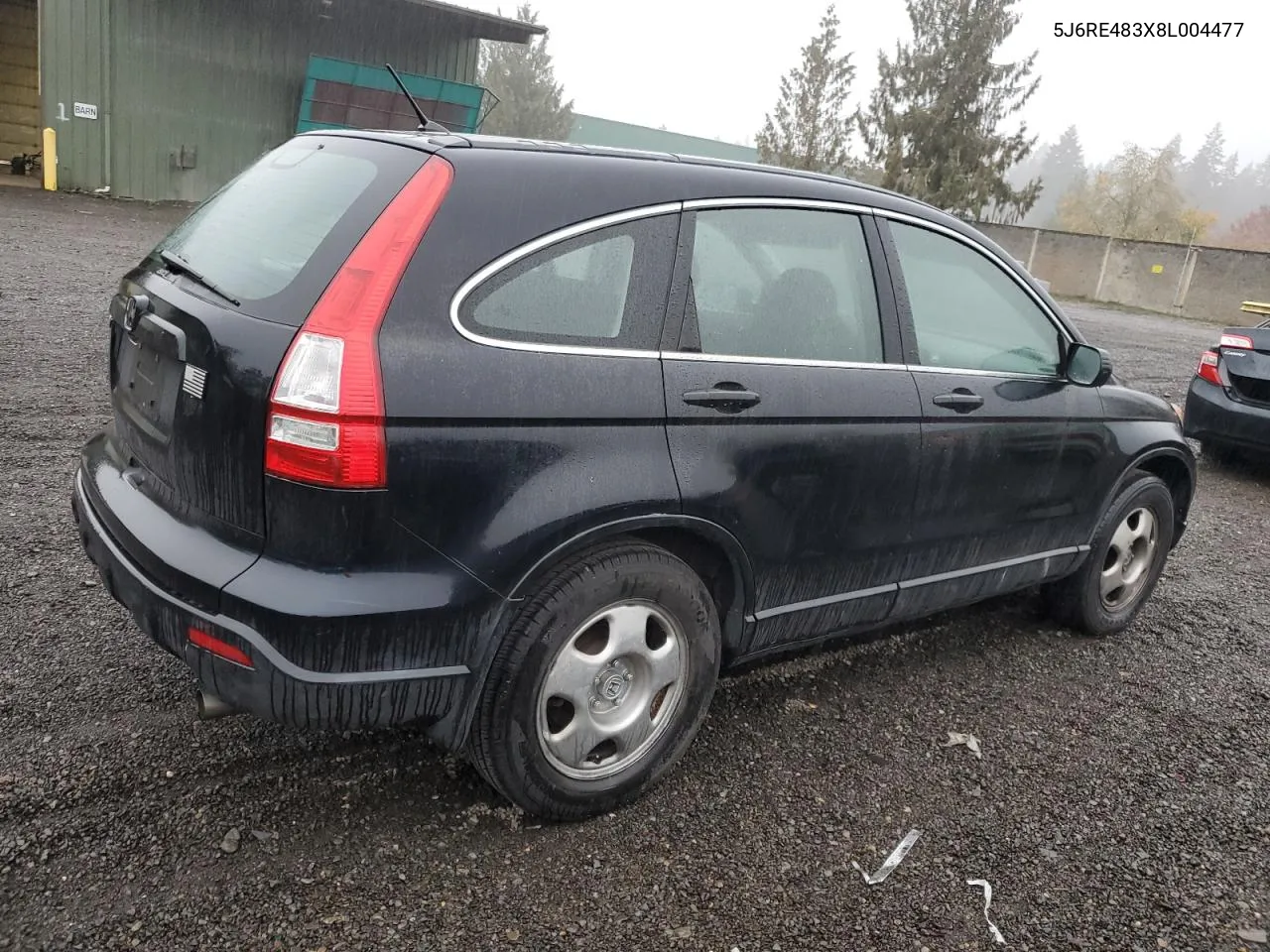 2008 Honda Cr-V Lx VIN: 5J6RE483X8L004477 Lot: 76174664